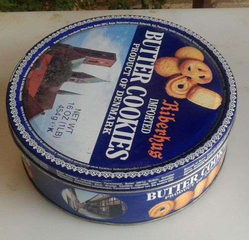 Riberhus imported butter cookies tin