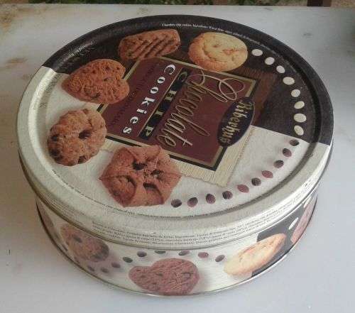 Riberhus chocolate cookies tin