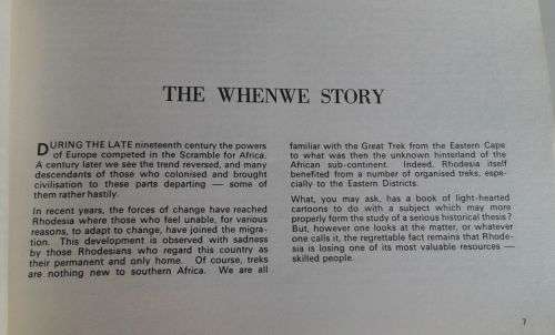 The Whenwes of Rhodesia