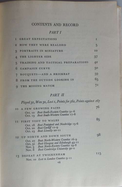 The fourth Springboks 1951-1952 by RK Stent