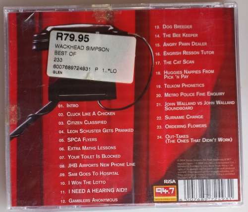 Best of Whack Head`s phone pranks cd