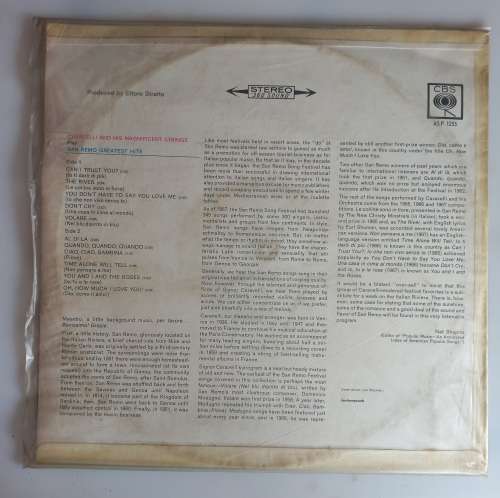 Caravelli and his magnificent strings LP