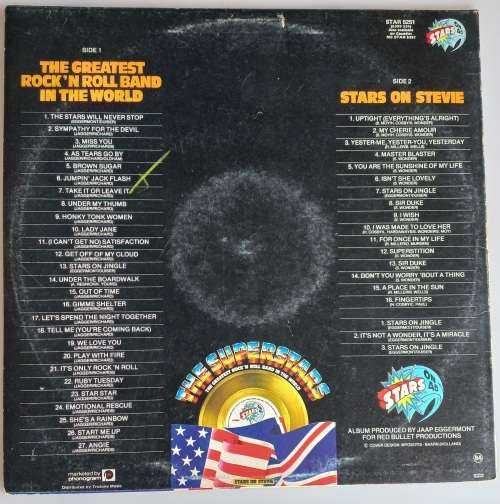 The superstars - The greatest rock `n roll band in the world LP