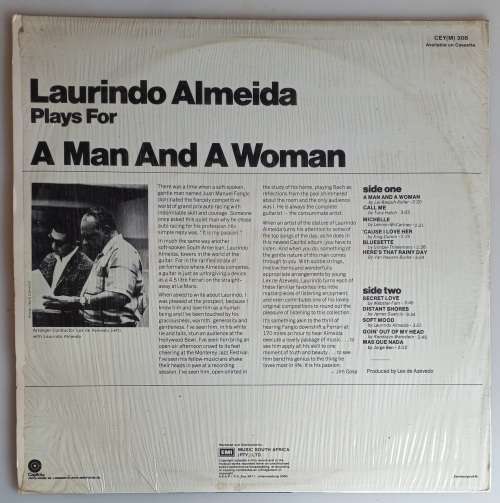 Laurindo Almeida - A man and a woman LP