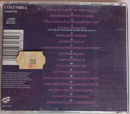 Bonnie Tyler - Greatest hits cd