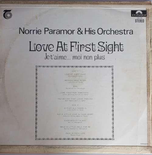 Norrie Paramor and his orchestra - Love at first sight LP