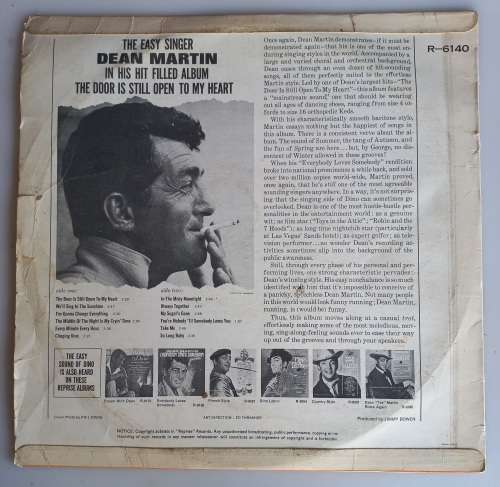 Dean Martin - The door is still open to my heart LP