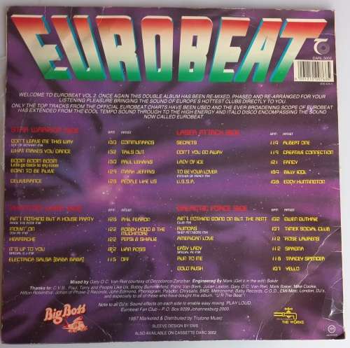 Eurobeat vol 2 (2LP)