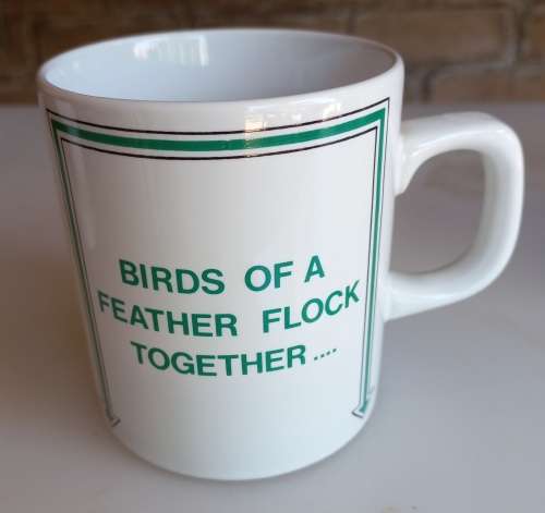 Birds of a feather flock together cup