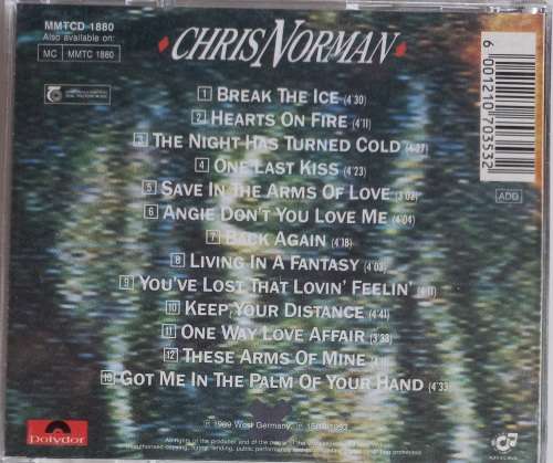 Chris Norman - Break the ice cd