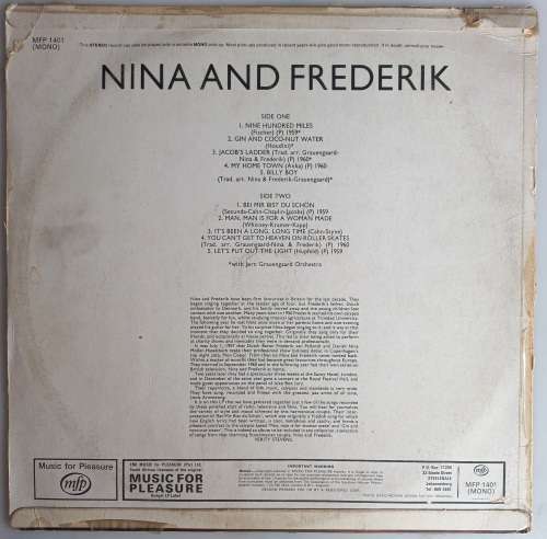 Nina and Frederik LP