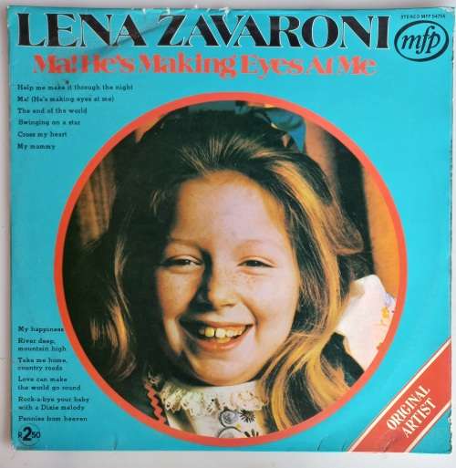 Lena Zavaroni - Ma he`s making eyes at me LP