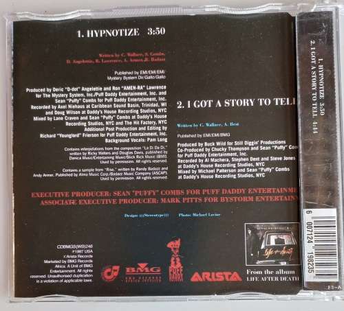 The Notorious Big - Hypnotize cd