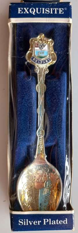 Belfast souvenir spoon (silver plated)