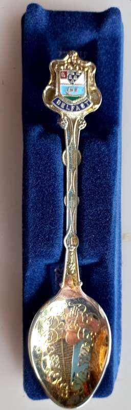 Belfast souvenir spoon (silver plated)