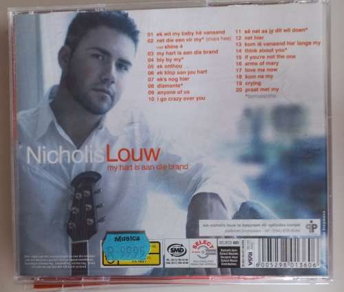 Nicholis Louw - My hart is aan die brand cd