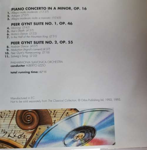 Grieg - The spirit of Norway cd