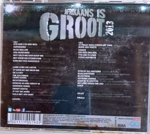 Afrikaans is groot 2013 (2cd)