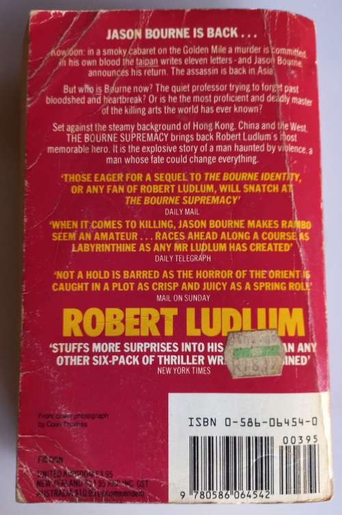 The bourne supremacy by Robert Ludlum