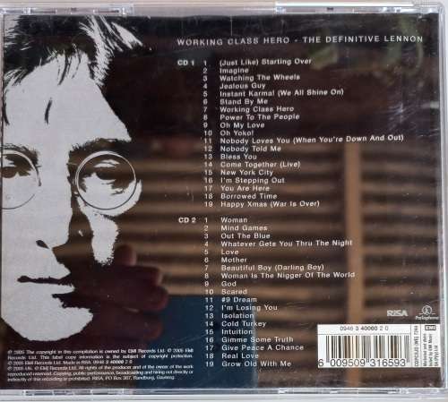 Working class hero - The definitive Lennon 2cd