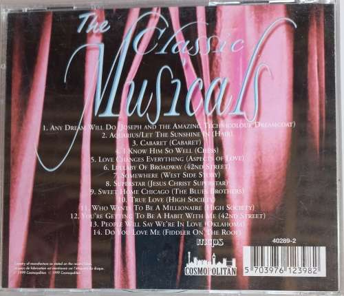The classic musicals cd