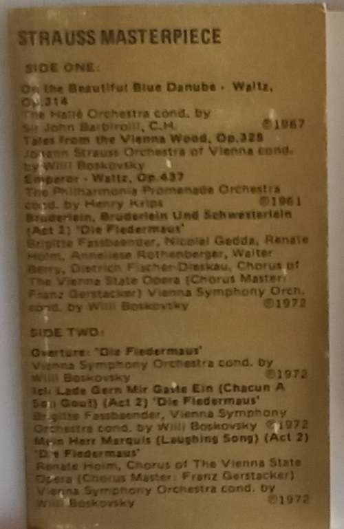 Strauss tape