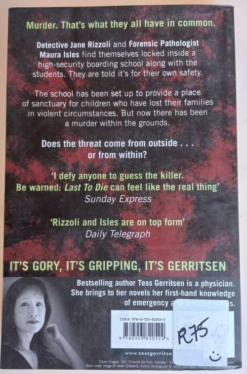 Last to die by Tess Gerritsen