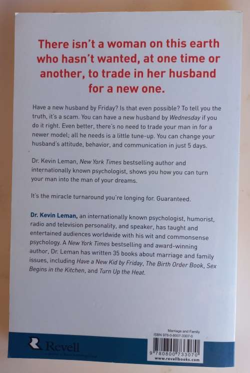 Have a new husband by Friday by dr Kevin Leman
