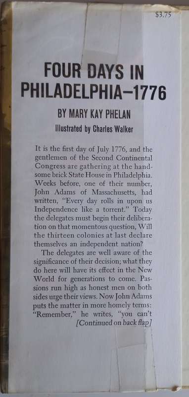 Four days in Philadelphia 1776 by Mary Kay Phelan