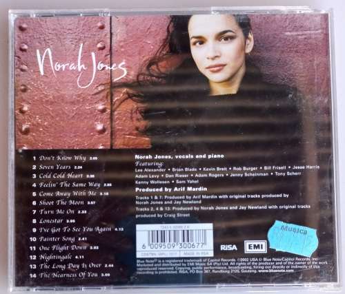 Norah Jones - Come away with me cd