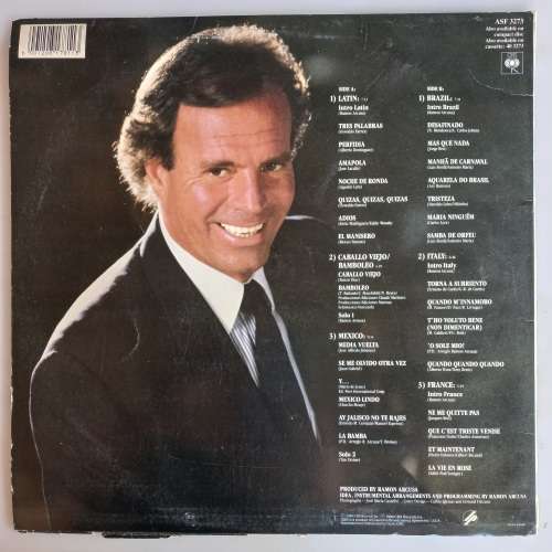 Julio Iglesias - Raices LP