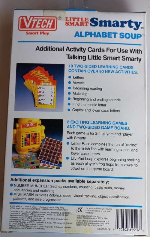 Vintage Little Smart Smarty cards: Alphabet soup