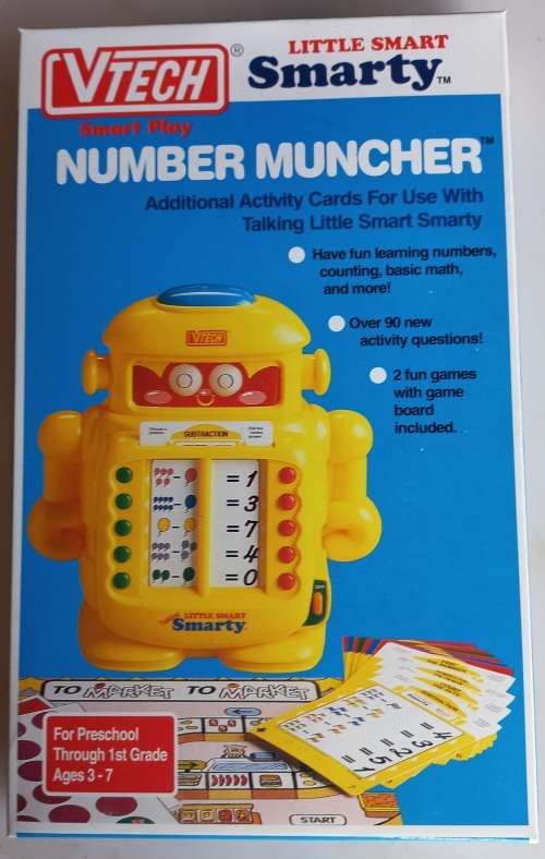 Vintage Little Smart Smarty cards: Number Muncher