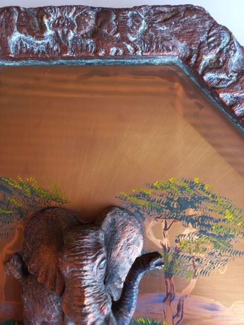 Elephant wall plaque