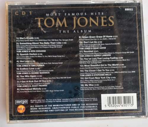Tom Jones - The album cd
