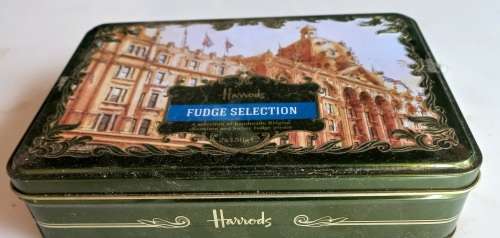 Harrods fudge selection tin