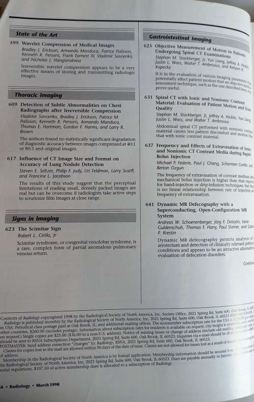 Radiology March 1998