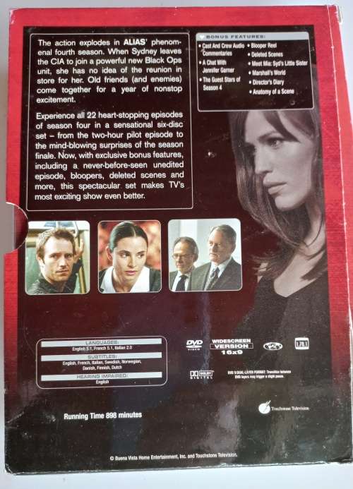 Alias Season four dvd