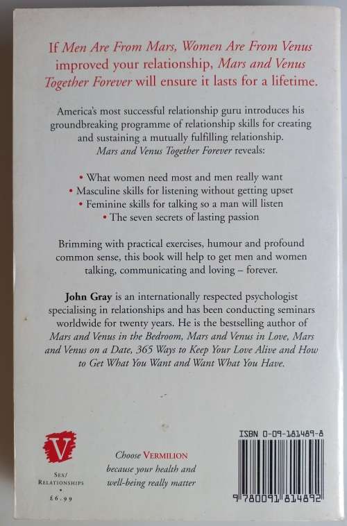 Mars and venus together forever by John Gray
