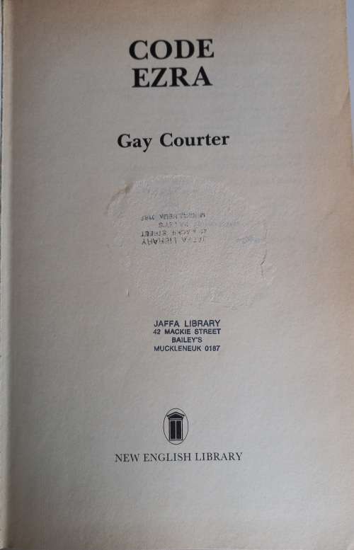 Code Ezra by Gay Courter