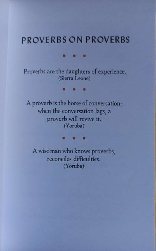 African proverbs