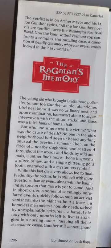 The ragman`s memory by Archer Mayor