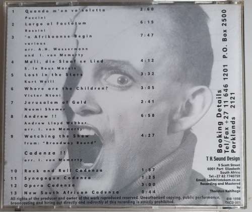 Cadenza - Chaos in the classics cd