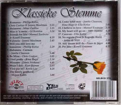 Klassieke stemme cd