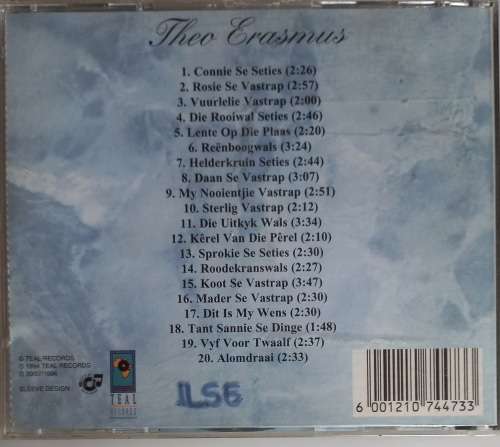 Theo Erasmus - Top twintig boeremusiektreffers cd