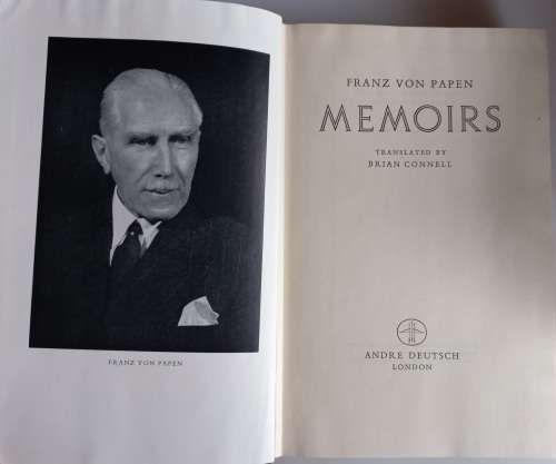 Franz von Papen Memoirs