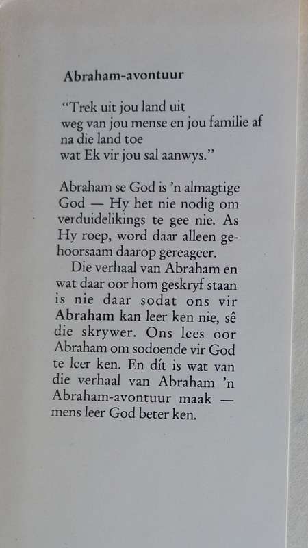 Abraham-avontuur deur Fanie Snyman