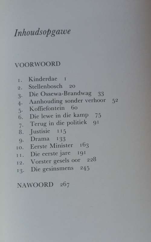 Vorster - die mens deur John D`Oliveira