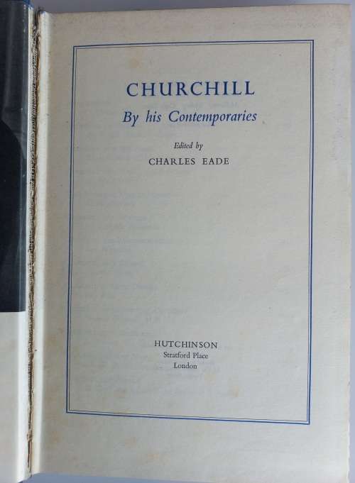 Churchill by his contemporaries