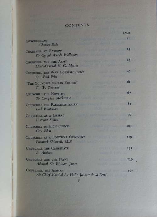 Churchill by his contemporaries